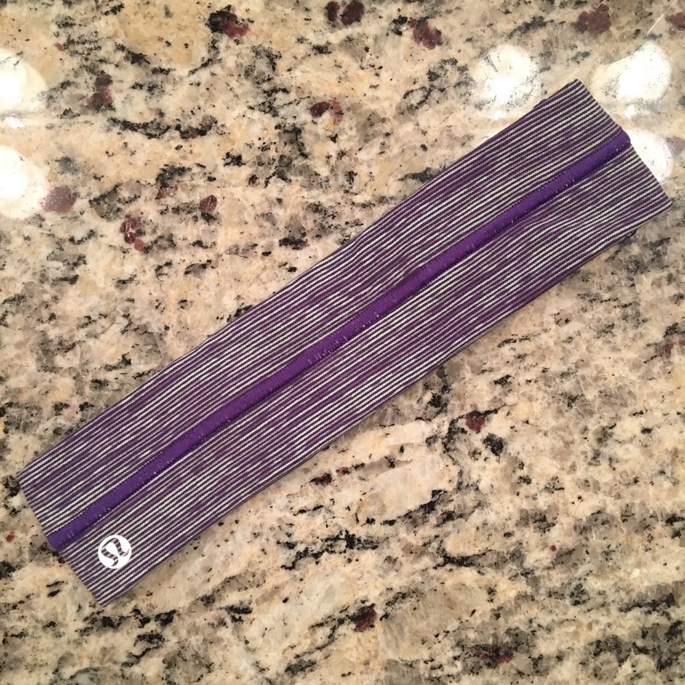 Purple printed headband - lululemon